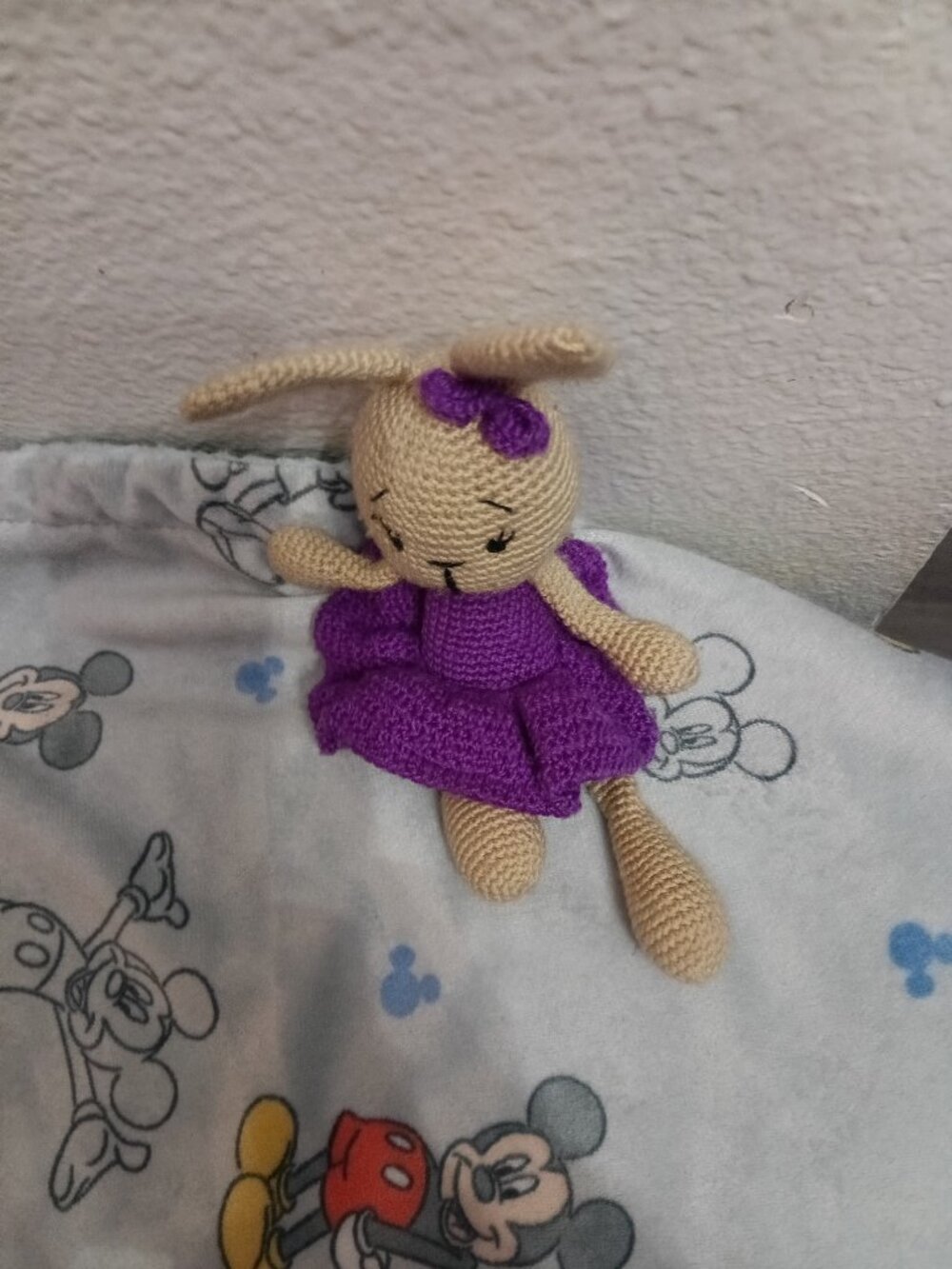 Crocheted Girl Rabbit - Picture 3 of 6